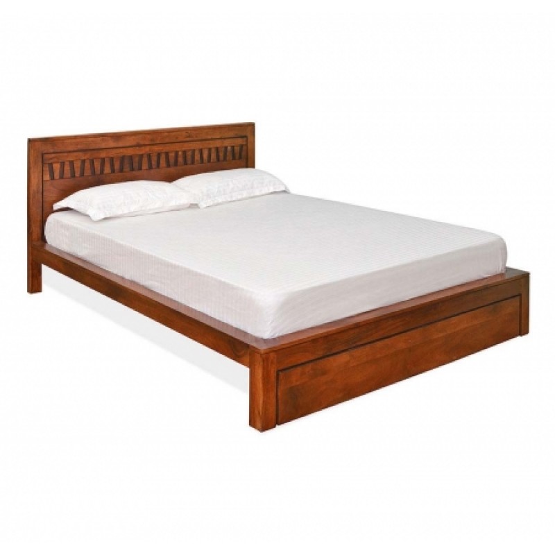 Amelia Solid Wood Queen Size Bed